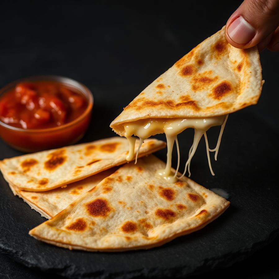 Quesadillas at Tikalito Ypsilanti